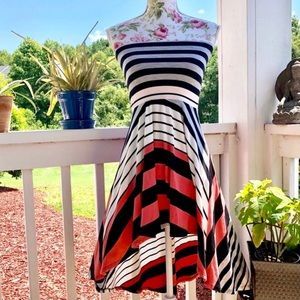 Strapless High Low Dress